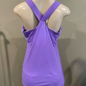 Lululemon / light purple size 10 tank top wide straps